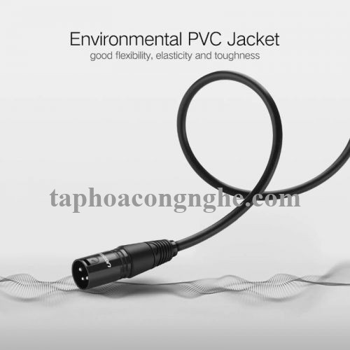 Ugreen 20712 5M Màu Đen Cáp nối dài Microphone Canon âm thanh AV130 30020712